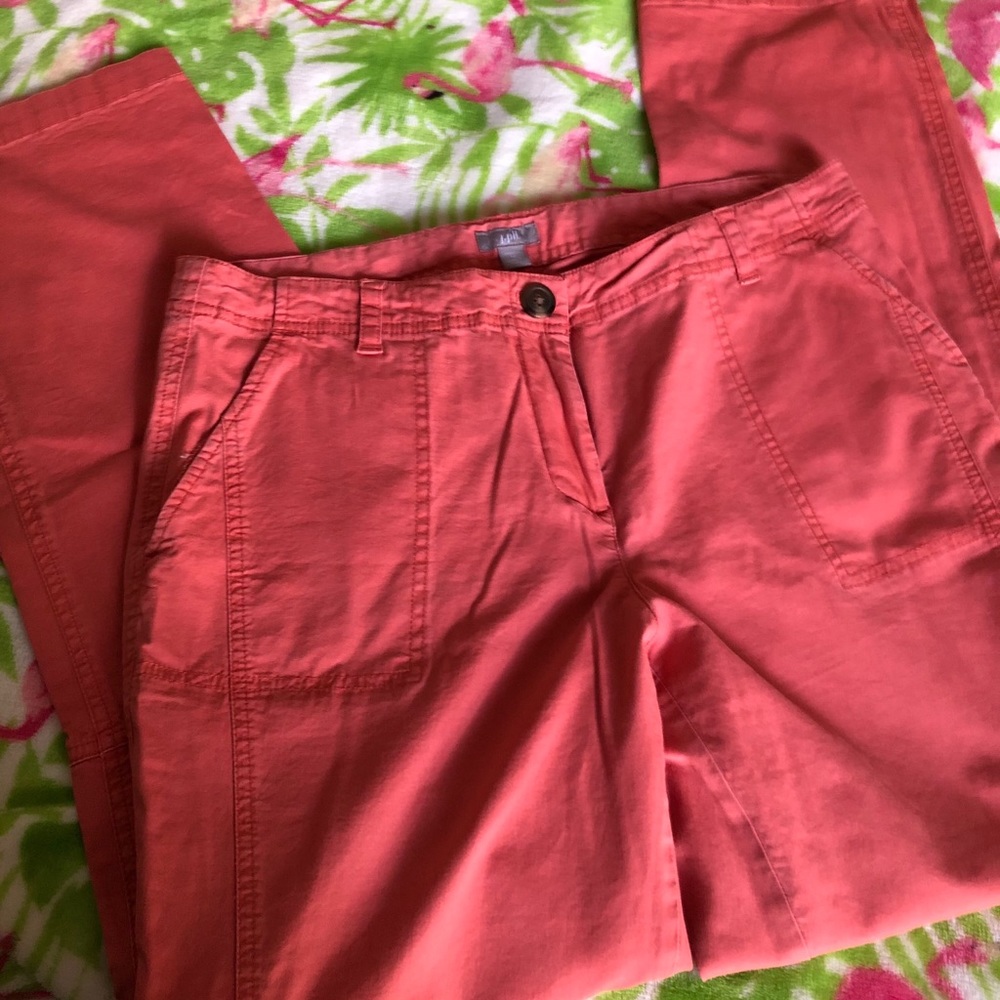 SALE!! J Jill burnt orange cotton pants